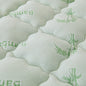 【Bedlore】Bamboo Cooling Mattress Topper with Fitted Sheet, Thick Luxury Comfort Layer, Breathable & Soft on Skin, Deep Pocket Design, Machine Washable, Ideal for Bedroom & Home Use Homeessentials